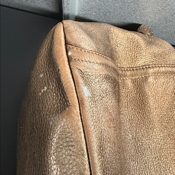 Kate Spade New York Metallic Bronze Leather Satchel - Picture 15 of 15